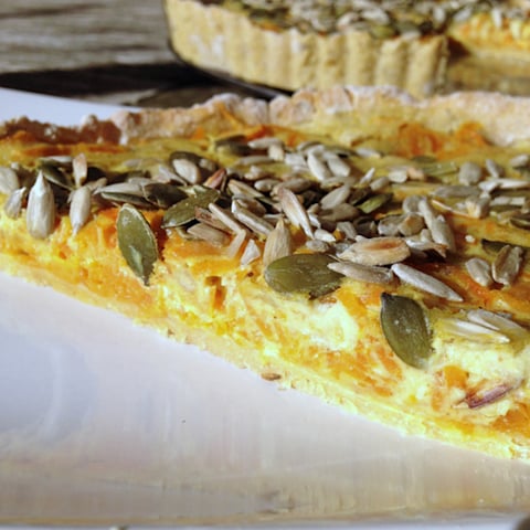 Quiche Carottes Coco Cumin Curry #vegan