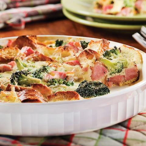 Quiche Express au Jambon et Brocoli