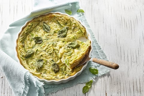 Quiche Magique au Poireau