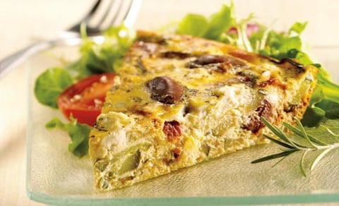 Quiche Méditerranéenne Sans Croûte