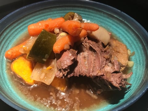 Ragoût de Boeuf et Légumes à la Mijoteuse