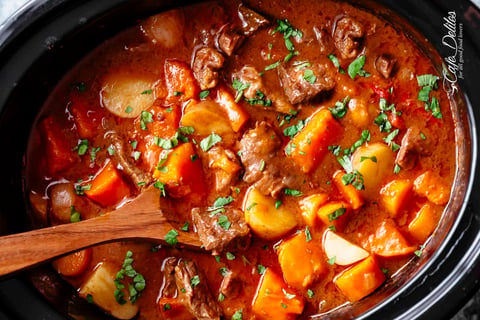 Ragoût de Boeuf à la Mijoteuse