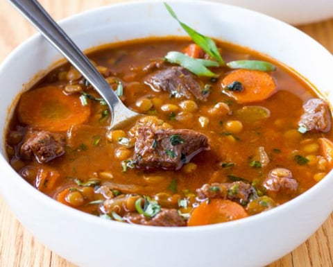 Ragoût de Boeuf et de Lentilles