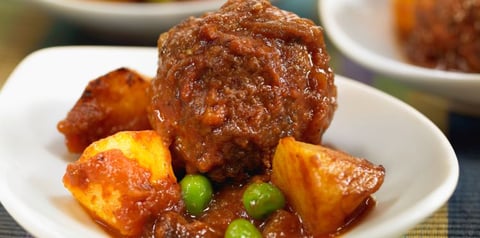 Ragoût de Boulettes de Viande aux Pommes de Terre