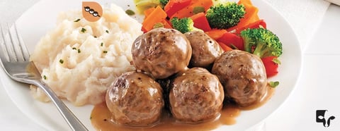 Ragoût de Boulettes « maison » de Veau de Grain du Québec