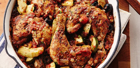 Ragoût Méditerranéen au Poulet