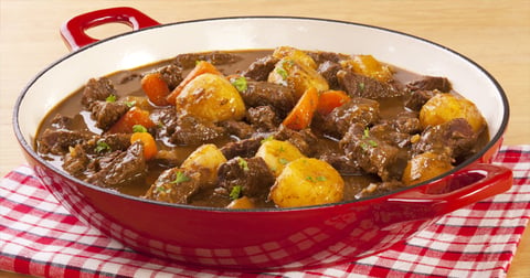 Ragout de Bœuf avec Fine Herbes et Oignons