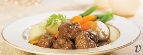 RAGOÛT DE BOULETTES « MAISON » DE VEAU DE LAIT DU QUÉBEC