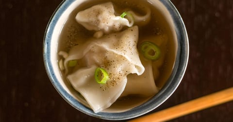 Ravioles au Poulet à la Chinoise