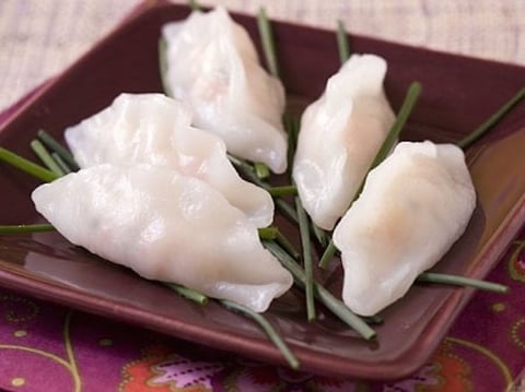 RAVIOLIS VAPEUR AUX CREVETTES
