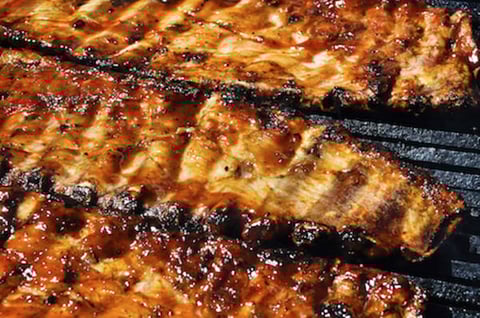 Côtes Levées au Barbecue