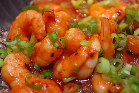 Crevettes Sichuan
