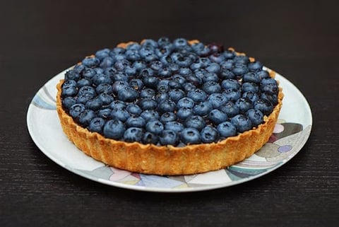 Tarte aux Myrtilles sans Crème, au Naturel