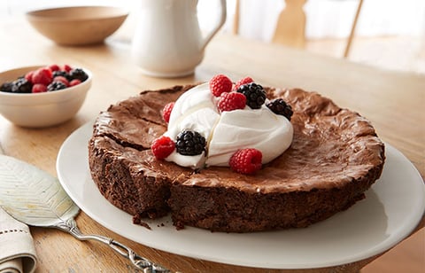 Tarte De Brownie Aux Baies