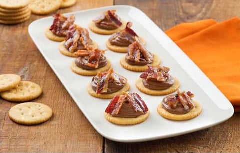Entrées au Chocolat Beurre D'arachides et Bacon