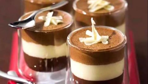 Facile de Verrine aux 3 Chocolats