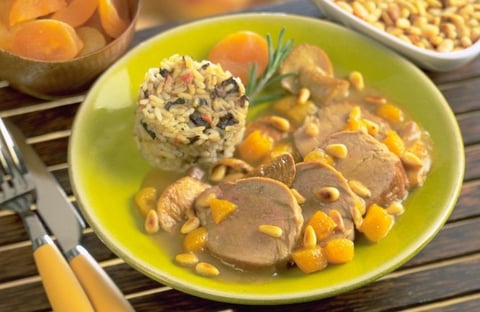 Filet Mignon de Porc aux Cèpes et aux Fruits Secs