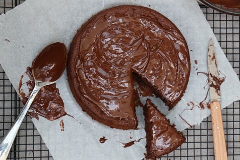 Gâteau Chocolat Courgette sans Beurre et Sans Sucre