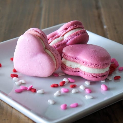 MACARON COEUR SAINT-VALENTIN