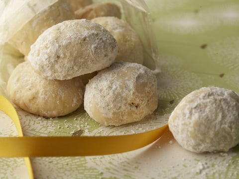 Kourabiedes (grecque de Noël Biscuits au beurre)