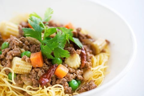 Nouilles au Boeuf Haché