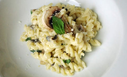 Végétarienne Pâtes sauce Alfredo