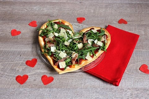 Repas de Saint-Valentin en 30min Pizza D'amour