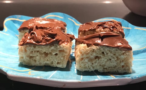 Rice Krispies au Nutella