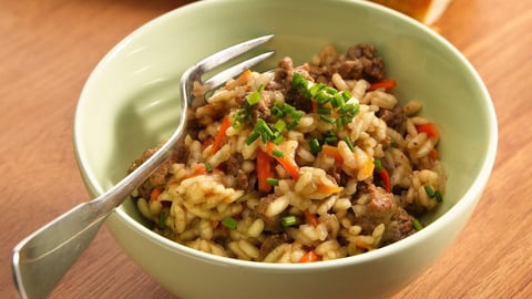 Risotto au Boeuf Haché