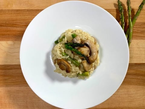 Risotto aux Asperges et Champignons