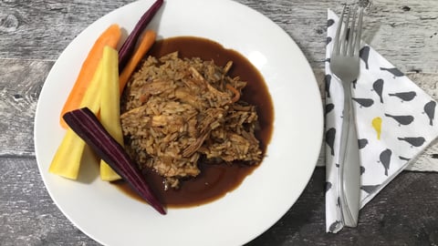 Riz à la Dinde et Carottes Racines