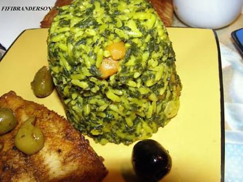 Riz aux Épinards