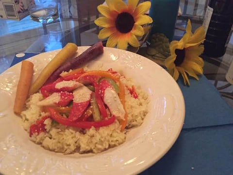 Riz Légumes et Goberge