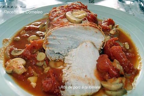 Rôti de Porc à la Tomate
