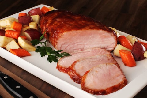 Rôti de Porc de Style Brasserie avec Légumes