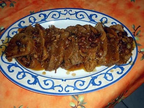 Rouelle de Porc et sa Sauce Madère