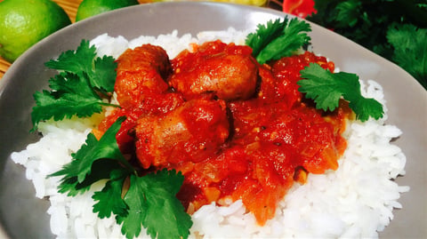 ROUGAIL DE SAUCISSES