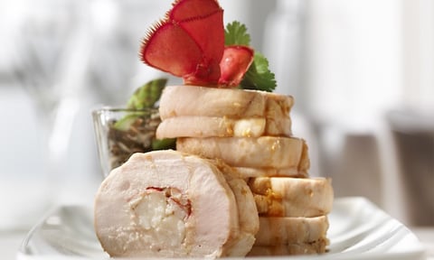 ROULADE DE POULET FARCIE AU HOMARD