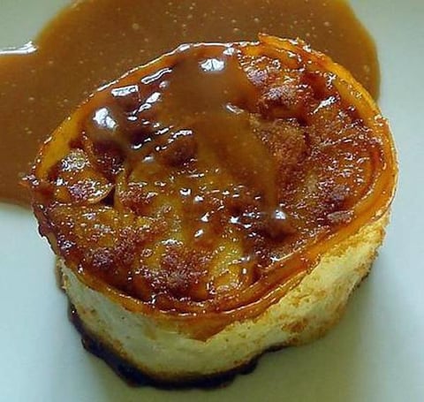 Roule de Crepes Pommes Caramel et Poudre de Speculoos
