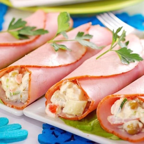 Roulé de Jambon à la Mayonnaise