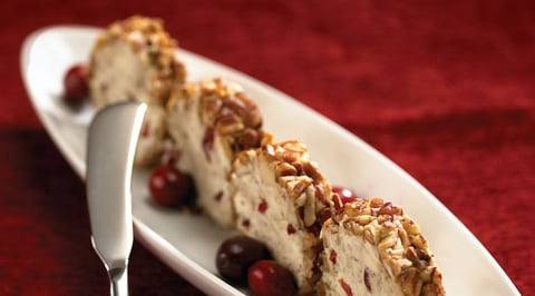 Roulé Hors-d’œuvre aux Canneberges et Mascarpone Tre Stelle®