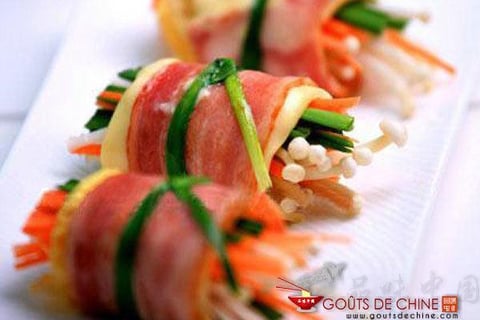 Rouleaux aux Champignons et Bacon