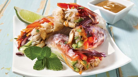 Rouleaux de Printemps au Tofu Grillé