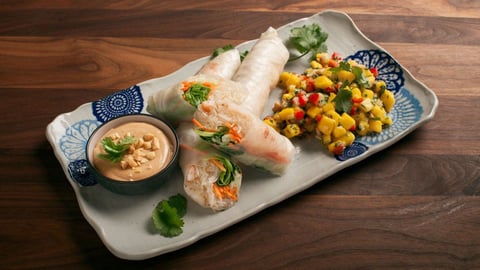Rouleaux de Printemps aux Crevettes Grillées