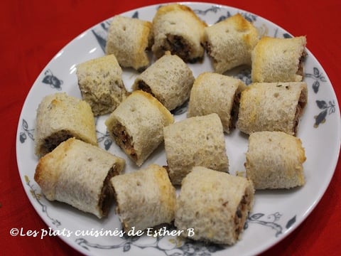 Roulés au Bacon et Champignons