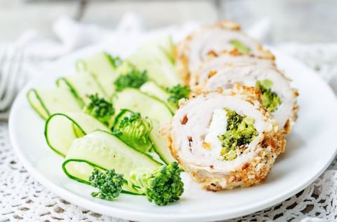 Roulés de Dinde Farcis au Brocoli et au Fromage