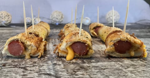 Roulé Saucisses Fromage