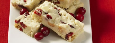 Sablés aux Canneberges et au Chocolat Blanc