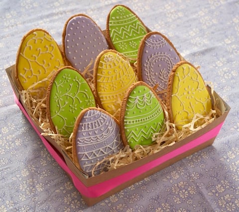 Sablés Oeufs de Pâques Colorés