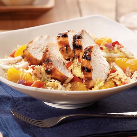 Salade Asiatique au Poulet et à la Sauce Hoisin